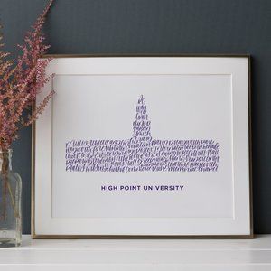 High Point University Word Art